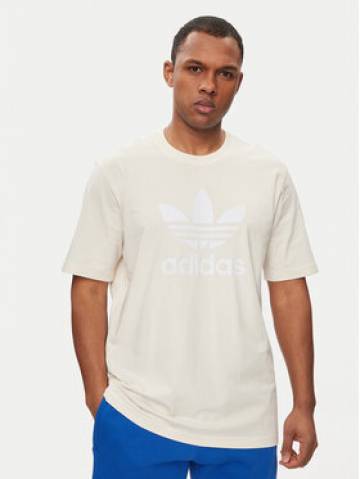 adidas Футболка adicolor Trefoil IU2367 Écru Regular Fit adidas Футболка adicolor Trefoil IU2367 Écru Regular Fit