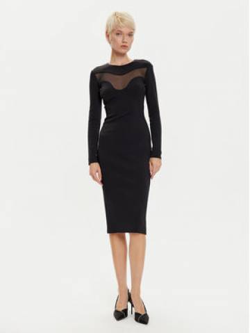 PINKO Коктейльна сукня 103844 A208 Чорний Slim Fit PINKO Коктейльна сукня 103844 A208 Чорний Slim Fit