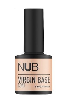Камуфлирующая каучуковая база для гель-лака NUB Virgin Base Coat 09 Розово-бежевый крем, 8 мл
