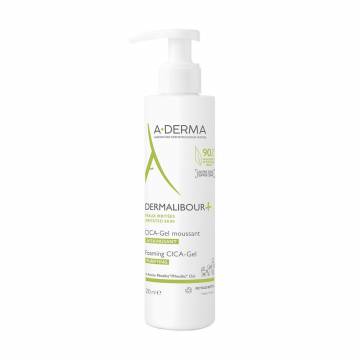 Очищающий гель для лица и тела A-Derma Dermalibour+ Foaming Cica-Gel, 200 мл Очищающий гель для лица и тела A-Derma Dermalibour+ Foaming Cica-Gel, 200 мл