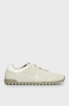 Женские серые замшевые кроссовки LOW PROFILE Серый 36 Calvin Klein YW0YW01898