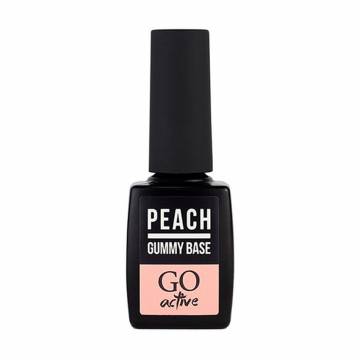 Камуфлирующая база для гель-лака GO Active Gummy Base 04 Peach, 10 мл Камуфлирующая база для гель-лака GO Active Gummy Base 04 Peach, 10 мл
