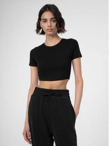 4F Футболка 4FSS23TTSHF345 Чорний Slim Fit 4F Футболка 4FSS23TTSHF345 Чорний Slim Fit