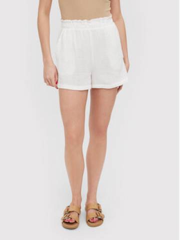 Vero Moda Шорти з тканини Natali 10262930 Білий Regular Fit Vero Moda Шорти з тканини Natali 10262930 Білий Regular Fit