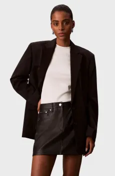 Женская черная юбка FAUX Черный 8 Calvin Klein Jeans LV044D622G