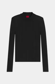 Женский черный джемпер Черный S HUGO 11419