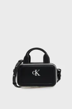 Женская черная сумка CONTRAST MINI BAULETTO Черный ONESIZE Calvin Klein LV04F1257G