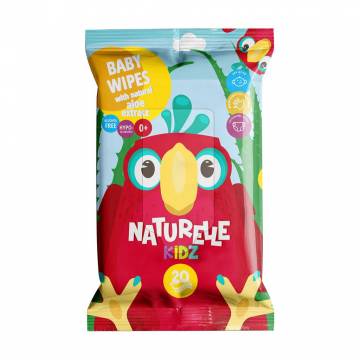 Детские влажные салфетки Naturelle Kids Baby Wipes Алоэ, 20 шт Детские влажные салфетки Naturelle Kids Baby Wipes Алоэ, 20 шт