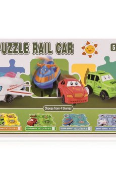 Пазл-коврик Chuangfa Трасса с машинкой, от 3 лет (QY201-1)