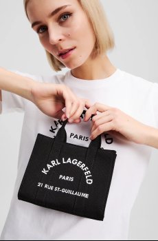 Хлопковая сумка Karl Lagerfeld K/RSG