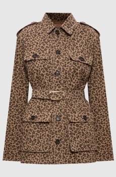 Куртка в анималистический принт