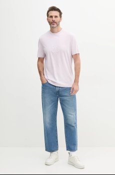 Хлопковая футболка HUGO