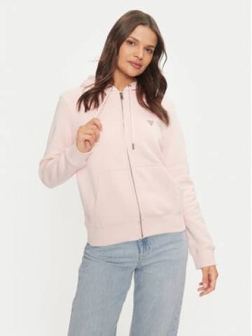 Guess Jeans Світшот W4YQ03 KC811 Рожевий Regular Fit Guess Jeans Світшот W4YQ03 KC811 Рожевий Regular Fit