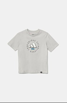 Детская хлопковая футболка adidas