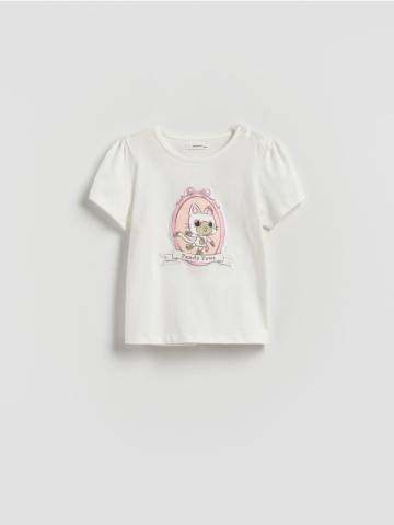 Reserved - Футболка Gabbys Dollhouse - кремовий - 551FT-01X