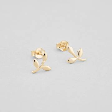 Серебряные серьги с позолотой Minimal ВС-118з Серебряные серьги с позолотой Minimal ВС-118з