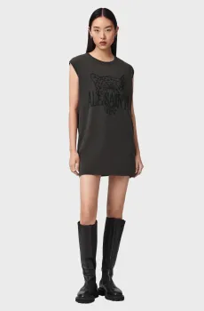 Женское темно-серое платье WILD BROOKE Серый M AllSaints W196DE