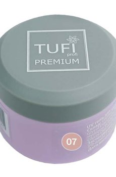 Уценка! Гель для наращивания ногтей Tufi Profi Premium UV Gel, 07 Cover Dark, 30 г