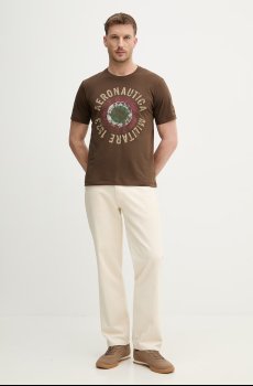 Хлопковая футболка Aeronautica Militare