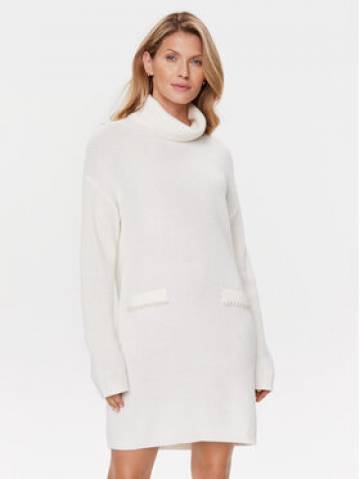 Liu Jo Трикотажна сукня MF3076 MA51I Білий Relaxed Fit Liu Jo Трикотажна сукня MF3076 MA51I Білий Relaxed Fit