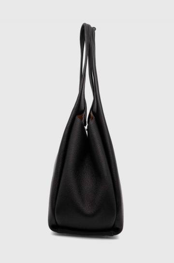 Кожаная сумочка Coach цвет чёрный Кожаная сумочка Coach цвет чёрный