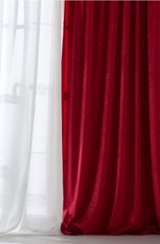 Завіска - червоний