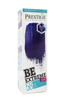 Оттеночный бальзам для волос Vips Prestige Be Extreme 58 Синие чернила, 100 мл