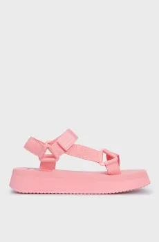 Женские розовые сандалии TJW EVA SANDAL Розовый 37 Tommy Jeans EN0EN02466