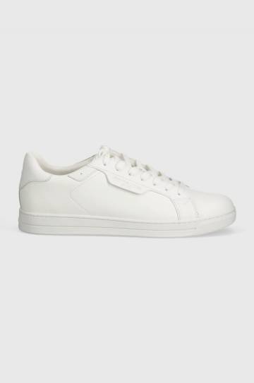 Кожаные кроссовки Michael Kors Keating Lace Up цвет белый 42S4KEFS1L Кожаные кроссовки Michael Kors Keating Lace Up цвет белый 42S4KEFS1L