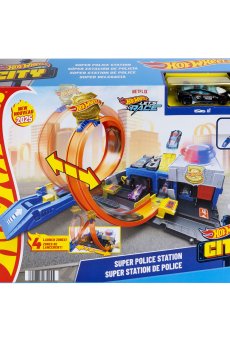 Игровой набор Hot Wheels City Суперполицейский участок, от 4 лет (JBM71)