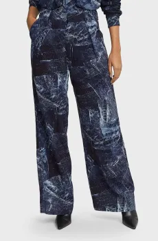 Женские темно-синие брюки с узором Fluid Синий 29-32 G-Star RAW D26435,D924