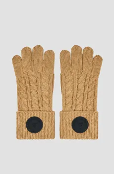 Женские бежевые перчатки Бежевый S Guess AW9960.WOL02;CCR