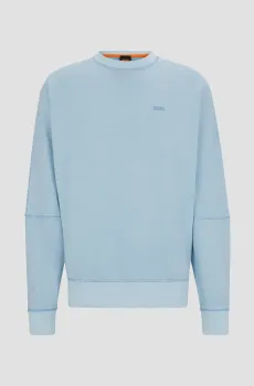 Мужской голубой свитшот Голубой XL BOSS 50517001;473