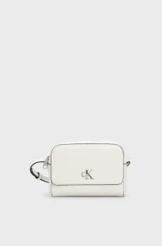 Женская белая сумка MINIMAL MONOGRAM CAMERA BAG18 Белый ONESIZE Calvin Klein K60K612234