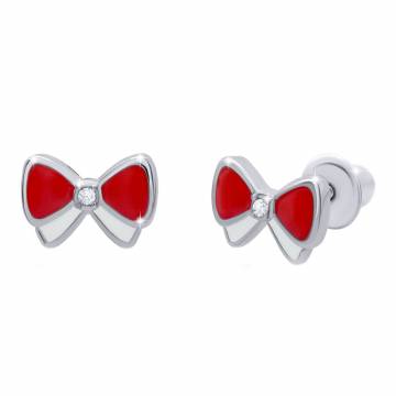 Сережки UMa & UMi Жовтий бантик (0010000004854) Сережки UMa & UMi Жовтий бантик (0010000004854)