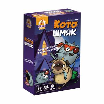 Настольная развлекательная игра Vladi Toys Котошмяк, 11.5*4*18.5 см, от 8 лет, 100 карт (VT8077-01) Настольная развлекательная игра Vladi Toys Котошмяк, 11.5*4*18.5 см, от 8 лет, 100 карт (VT8077-01)