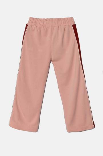 Детские спортивные штаны Tommy Hilfiger RWB TAPE цвет розовый с аппликацией KG0KG08109 Детские спортивные штаны Tommy Hilfiger RWB TAPE цвет розовый с аппликацией KG0KG08109