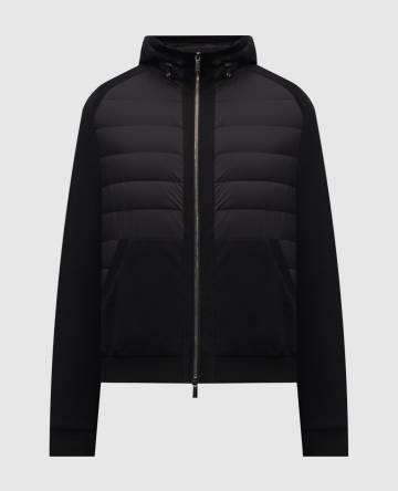 Черная пуховая куртка VERUCCI