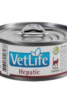 Влажный корм для кошек Farmina Vet Life Hepatic при хронической печеночной недостаточности, 85 г