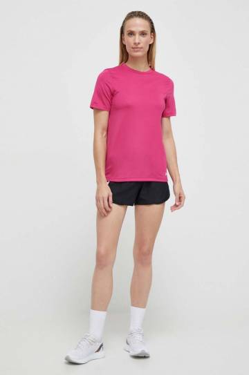 Футболка для тренинга Reebok Workout Ready цвет розовый Футболка для тренинга Reebok Workout Ready цвет розовый