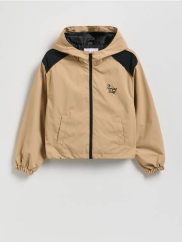 Reserved - Легка куртка з каптуром - бежевий - 212EX-08X