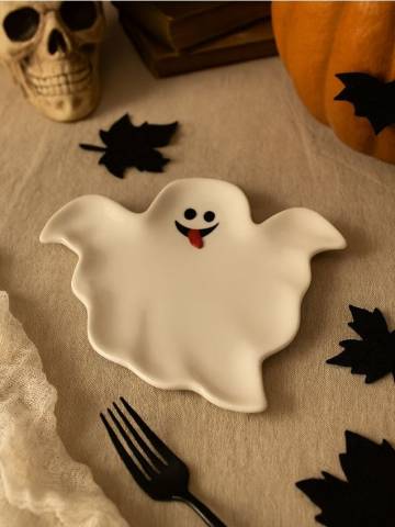 Декоративна таця - білий