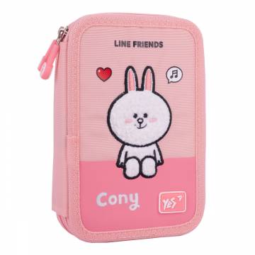 Пенал твердий Yes HP-01 Line Friends Pretty Choco and Cony (533638) Пенал твердий Yes HP-01 Line Friends Pretty Choco and Cony (533638)