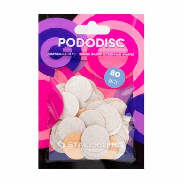 Сменные файлы для педикюрного диска Staleks PRO Expert Pododisc M белые, 80 грит, 50 шт (PDF-20-80w) Сменные файлы для педикюрного диска Staleks PRO Expert Pododisc M белые, 80 грит, 50 шт (PDF-20-80w)