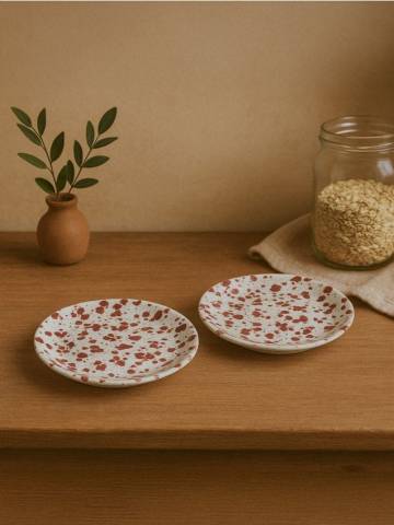 Тарілки, 2 шт. - коричневий