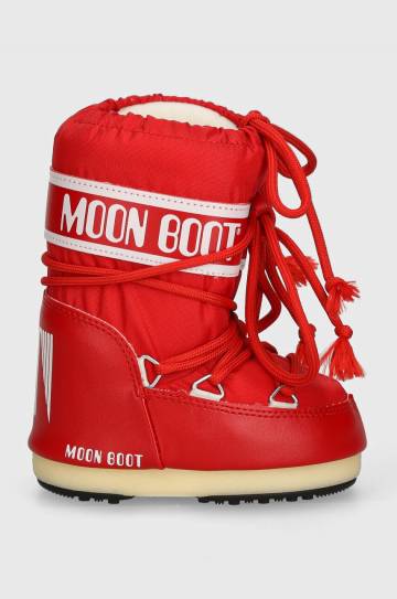 Детские сапоги Moon Boot ICON NYLON цвет красный 80D1400440 Детские сапоги Moon Boot ICON NYLON цвет красный 80D1400440