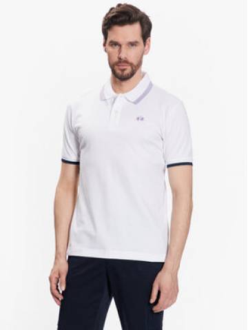 La Martina Поло VMP006 PK001 Білий Slim Fit La Martina Поло VMP006 PK001 Білий Slim Fit