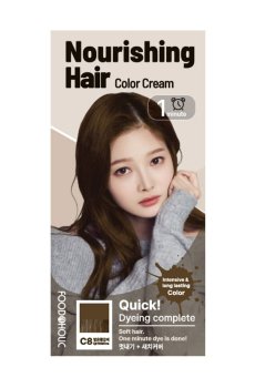 Уценка! Крем-краска для волос Food A Holic Nourishing Sepia Color Cream C8 Light Yellow Brown, 120 г