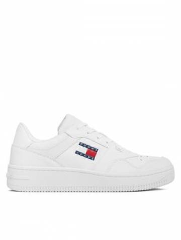 Tommy Jeans Снікерcи Tjm Retro Basket Ess EM0EM01395 Білий Tommy Jeans Снікерcи Tjm Retro Basket Ess EM0EM01395 Білий