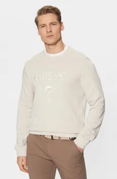 Мужской бежевый свитшот Бежевый S Guess M5RQ08.KCN01;G9B8